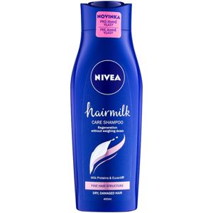 Nivea Hairmilk ošetrujúci šampón pre jemné vlasy 400 ml