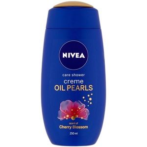 Nivea Creme Oil Pearls upokojujúci sprchový gél Cherry Blossom 250 ml