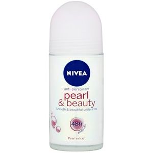 Nivea Pearl & Beauty guličkový antiperspirant pre ženy 48h 50 ml