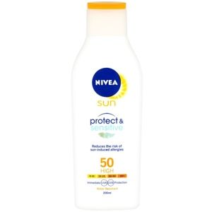 Nivea Sun Protect & Sensitive mlieko na opaľovanie SPF 50
