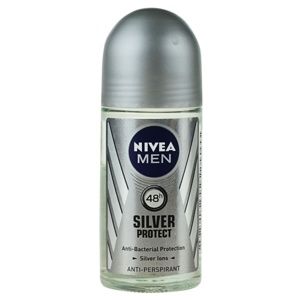 Nivea Men Silver Protect guličkový antiperspirant pre mužov 50 ml