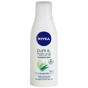 Nivea Visage Pure & Natural čistiace pleťové mlieko
