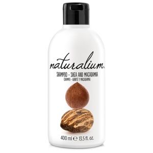 Naturalium Nuts Shea and Macadamia regeneračný šampón pre suché a poškodené vlasy 400 ml