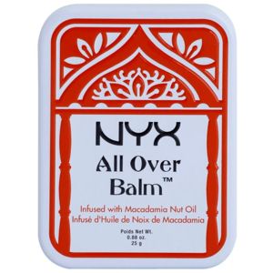 NYX Professional Makeup All Over telový balzam Macadamia Nut Oil 25 g