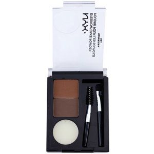 NYX Professional Makeup Eyebrow Cake Powder Sada na úpravu obočia odtieň 05 Brunette 2.65 g