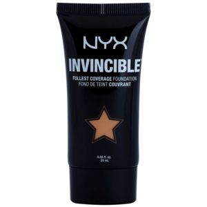 NYX Professional Makeup Invincible make-up proti nedokonalostiam pleti odtieň 08 Golden Beige 25 ml