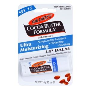 Palmer’s Face & Lip Cocoa Butter Formula hydratačný balzam na pery SPF 15 príchuť Original Cocoa Butter 4 g