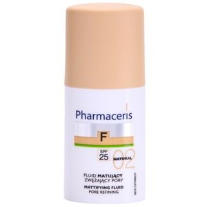 Pharmaceris F-Fluid Foundation zmatňujúci fluidný make-up SPF 25 odtieň 02 Natural 30 ml