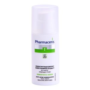 Pharmaceris T-Zone Oily Skin Sebostatic Day denný krém na stiahnutie pórov pre problematickú pleť, akné SPF 20 50 ml