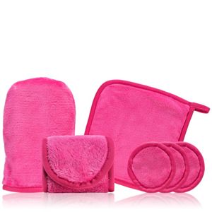 Notino Spa Collection Make-up removal set sada na odličovanie z mikrovlákna Pink