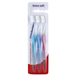 Parodontax Dental Care zubné kefky extra soft 3 ks farebné varianty 3 ks
