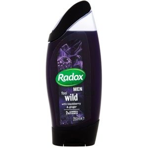 Radox Men Feel Wild sprchový gél na tvár, telo a vlasy pre mužov Blackberry & Ginger 250 ml