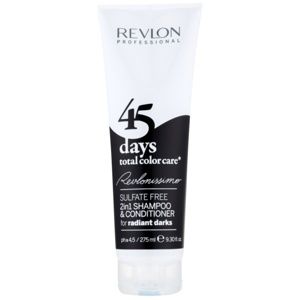 Revlon Professional Revlonissimo Color Care šampón a kondicionér 2 v 1 pre veľmi tmavé a čierne odtiene vlasov
