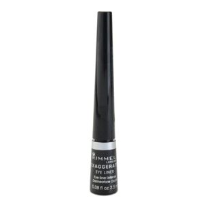 Rimmel Exaggerate Eyeliner tekuté linky na oči odtieň 100% Black 2.5 ml