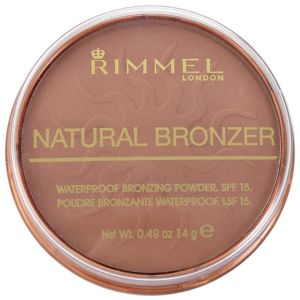 Rimmel Natural Bronzer vodeodolný bronzujúci púder SPF 15 odtieň 026 Sun Kissed 14 g