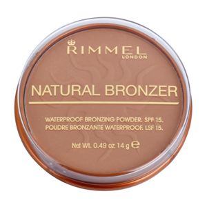 Rimmel Natural Bronzer vodeodolný bronzujúci púder SPF 15 odtieň 021 Sun Light 14 g