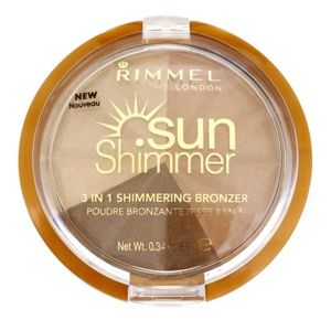 Rimmel Sun Shimmer trblietavý bronzujúcí púder odtieň 002 Bronze Goddess 9.9 g