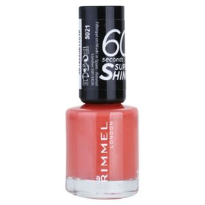 Rimmel 60 Seconds Super Shine lak na nechty odtieň 415 Instyle Coral 8 ml