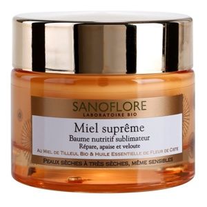 Sanoflore Miel Supreme Visage vyživujúci balzám pre suchú až veľmi suchú pleť 50 ml