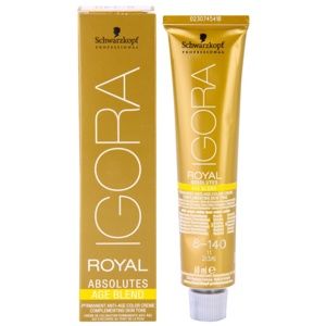 Schwarzkopf Professional IGORA Royal Absolutes Age Blend farba na vlasy odtieň 8-140 Light Blonde Cendré Beige Natural 60 ml