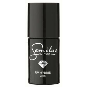 Semilac UV Hybrid Top vrchný lak na nechty pre dokonalú ochranu a intenzívny lesk 7 ml