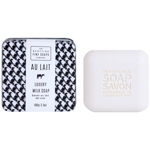 Scottish Fine Soaps Au Lait luxusné mydlo v plechovej dóze 100 g