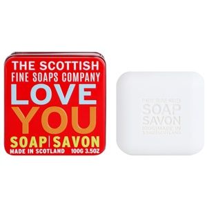 Scottish Fine Soaps Love You luxusné mydlo v plechovej dóze