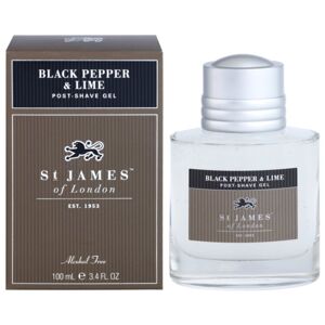 St. James Of London Black Pepper & Persian Lime gél po holení pre mužov 100 ml