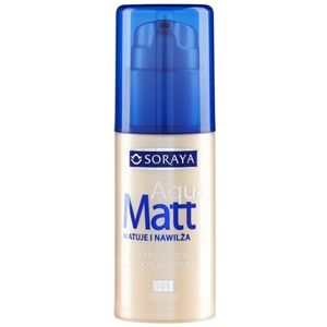 Soraya Aqua Matt zmatňujúci make-up s hydratačným účinkom