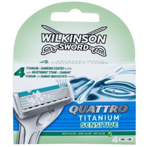 Wilkinson Sword Quattro Essential 4 Precision Sensitive náhradné žiletky 4 ks