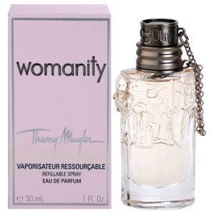 Mugler Womanity Parfumovaná voda pre ženy 30 ml plniteľná