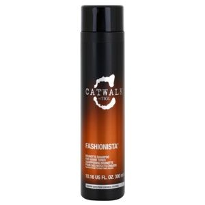 TIGI Catwalk Fashionista šampón pre teplé odtiene hnedých vlasov 300 ml