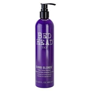 TIGI Bed Head Dumb Blonde fialový tónovací šampón pre blond vlasy 400 ml