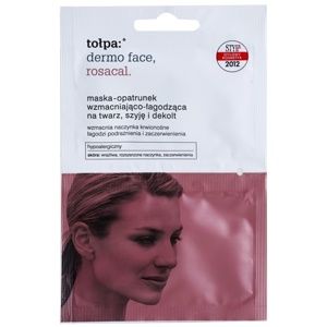 Tołpa Dermo Face Rosacal upokojujúca maska pre začervenanú a podráždenú pleť na tvár, krk a dekolt 2 x 6 ml