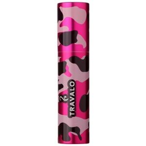 Travalo Classic plastový obal na plniteľný rozprašovač parfémov unisex Camouflage Pink