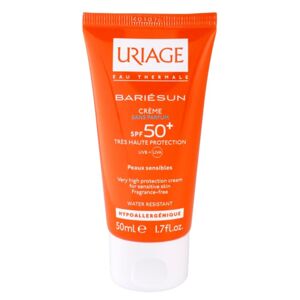 Uriage Bariésun opaľovací krém na tvár bez parfumácie SPF 50+ vodeodolný 50 ml
