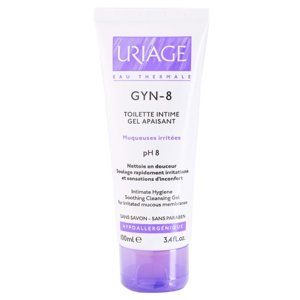 Uriage Gyn-Phy Gyn-8 Soothing Cleansing Gel Intimate Hygiene gél na intímnu hygienu pre podráždenú pokožku 100 ml
