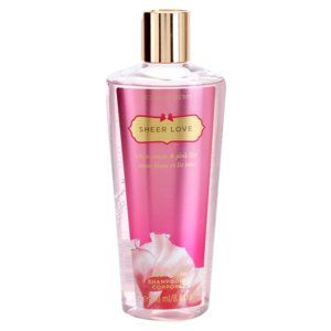 Victoria's Secret Sheer Love White Cotton & Pink Lily sprchový gél pre ženy 250 ml