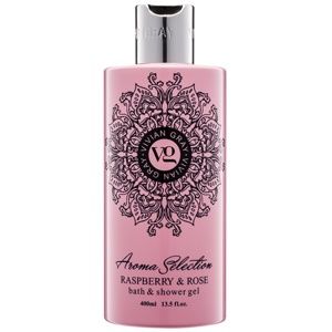 Vivian Gray Aroma Selection Raspberry & Rose sprchový a kúpeľový gél 400 ml