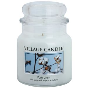 Village Candle Pure Linen vonná sviečka (Metal Lid) 389 g