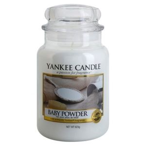 Yankee Candle Baby Powder vonná sviečka Classic malá 623 g