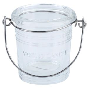 Yankee Candle Glass Bucket sklenený svietnik na votívnu sviečku I. Clear glass