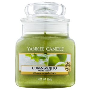 Yankee Candle Cuban Mojito vonná sviečka 104 g Classic malá