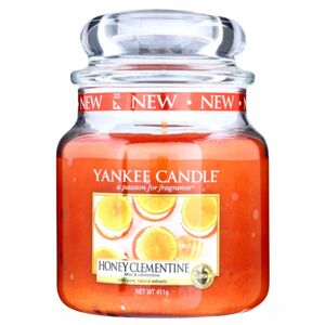 Yankee Candle Honey Clementine vonná sviečka 411 g Classic stredná