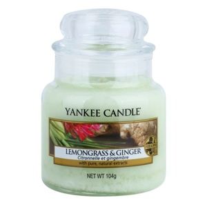 Yankee Candle Lemongrass & Ginger vonná sviečka 104 g Classic malá