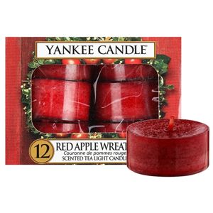 Yankee Candle Red Apple Wreath čajová sviečka 12 x 9.8 g