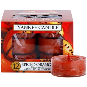 Yankee Candle Spiced Orange čajová sviečka 12 x 9.8 g