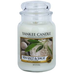 Yankee Candle Sea Salt & Sage vonná sviečka 623 g Classic veľká