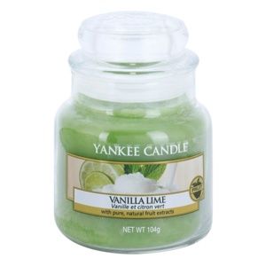 Yankee Candle Vanilla Lime vonná sviečka Classic malá 104 g