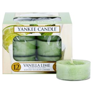 Yankee Candle Vanilla Lime čajová sviečka 12 x 9.8 g
